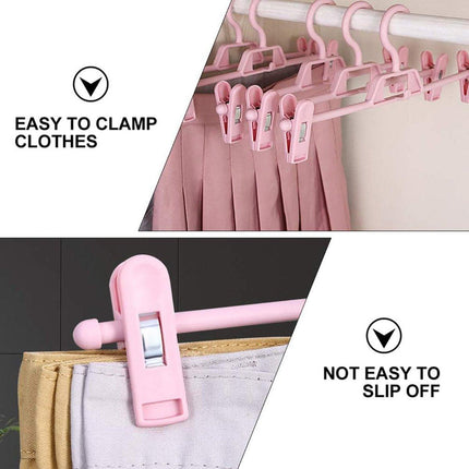 Seamless Household Retractable Pants Rack Buckle Clothes Clip Inner Hanger