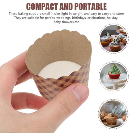 1000PCS Cake Cups Cupcake Molds Cupcake Holder Paper Baking Cups Liners Aimall