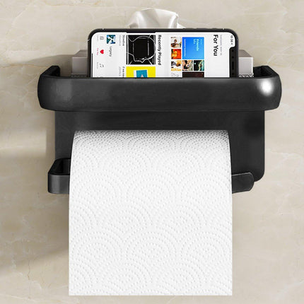 Wall Mounted Bathroom Paper Towel Holder Roll Hand Towel Rack for Easy Access