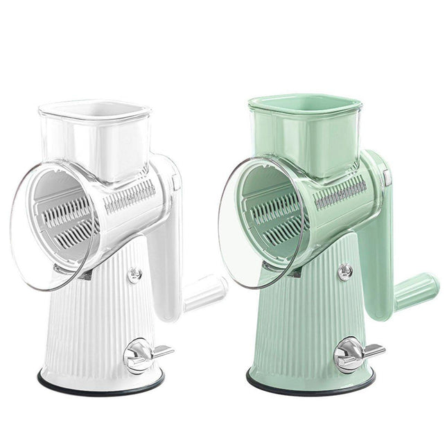 Multifunctional Vegetable Cutter Drum Slicer Kitchen Hand Cranked Grater Tool