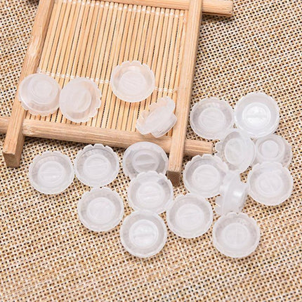 100X Eyelashes Glue Holder Blossom Cup Ring Eyelash Extension Adhesive Stand NEW - Aimall