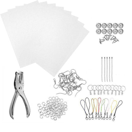 DIY Creative Craft 182 Heat Shrink Plastic Sheet Kit Blank Shrink Film Art Paper - Aimall
