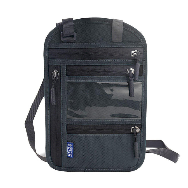 Multi-Functional Travel Passport Document Bag Protective Case Cover Holder
