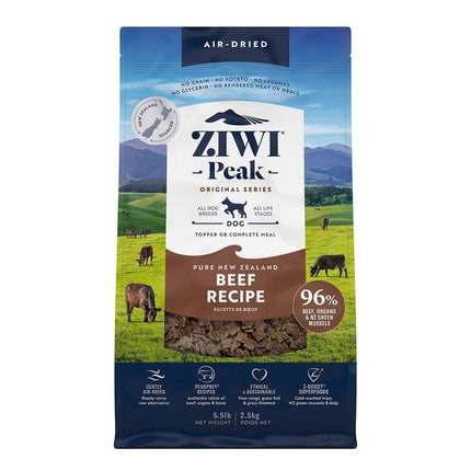 ZIWI Peak Air Dried Beef Dog Food  Best Dry Dog Food for Dogs  Puppies1kg or 2.5kg