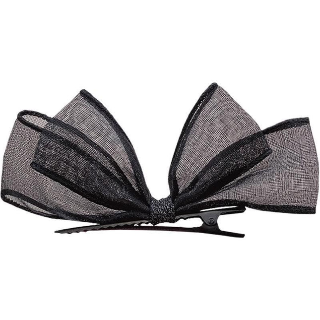 Sweet Mesh Bow Hairpin Hair Accessories Bang Clip Bowknot Hair Clips Girls Party - Aimall