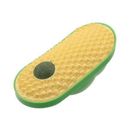 Cat Scrubber Toy for Cats Self Grooming Hair Removal Scratching Face Massage