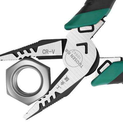 Labor-Saving Multi-Functional Tiger Pliers Flat Needle-Nose Diagonal Wire Pliers