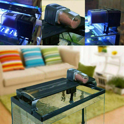 Automatic Fish Feeder Intelligent Timing Aquarium Large Capacity Food Dispenser