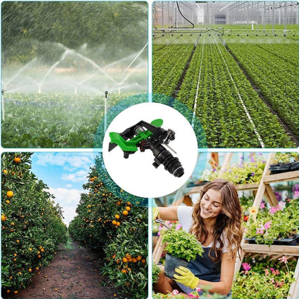 Agricultural Irrigation Lawn Sprinkler 360 Degree Rotating Automatic Rocker Spray