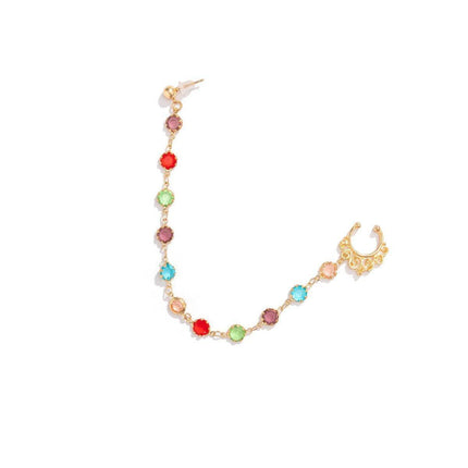 Punk Style Jewelry Chain Earrings Women Fashion Nose Clip Trendy Accessories