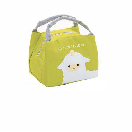 Portable Insulated Thermal Cooler Lunch Box Carry Tote Picnic Case Storage Bag 21x17x15cm - Aimall
