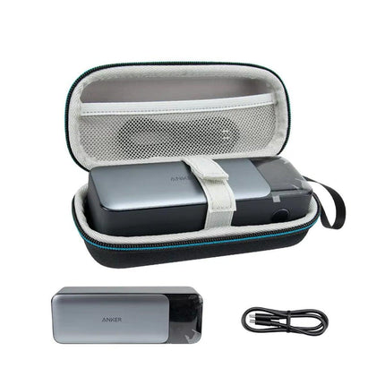 Portable Mobile Power Storage Bag Compact Charging Treasure Organizer Case Box