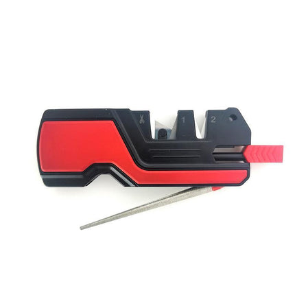6-in-1 Knife Sharpener Diamond&Ceramic For Knives Blade Outdoor Survival Tool - Aimall