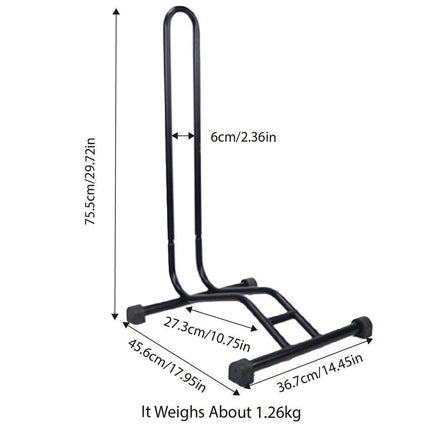 Adjustable Bicycle Parking Stand Plug-in Bike Rack for Mountain Road Bikes