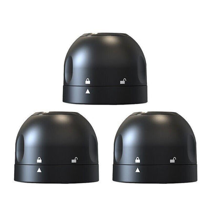 3Pcs Vacuum Champagne Wine Bottle Stopper Sealer Cork Silicone Seal Plug Cap Dm - Aimall