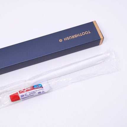 Star Hotel Toiletries Toothbrush and Toothpaste Set for Guesthouse Travel Use
