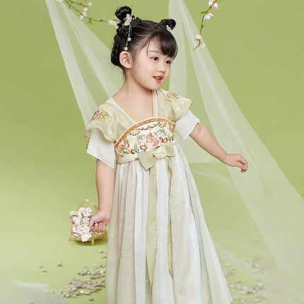 Traditional Chinese Girl Dress Hanfu Style for Performances and Daily Wear