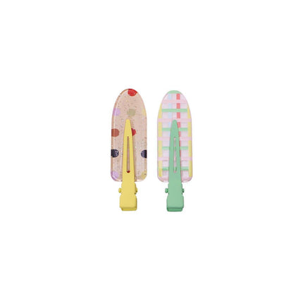 2PCS Juice Series Hair Clip Makeup Hair Accessories Colourful Hair Barrettes