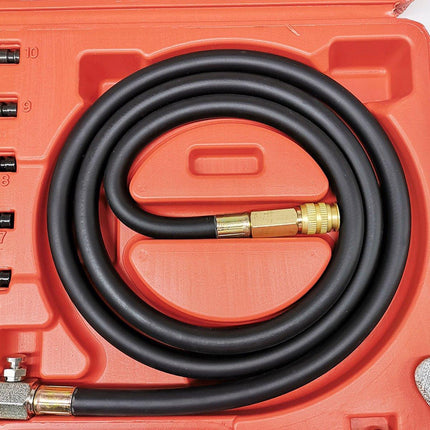 12pc Engine Oil Pressure Testing Gauge Diagnostic Auto Tool Set Kit Tester