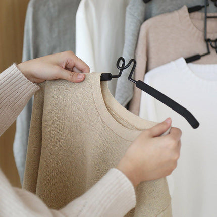 Space-saving Multi-layer Folding Hanger Hook Closet Organizer Clothes Rack