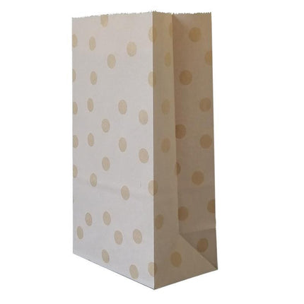 100PCS 4Styles Vintage Brown Kraft Paper Bags Food Bread Candy Favor Wedding Party Aimall