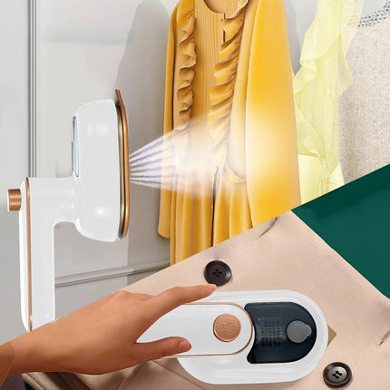 Mini Electric Iron Handheld Rotary Folding Clothes Steamer Home Ironing Machine