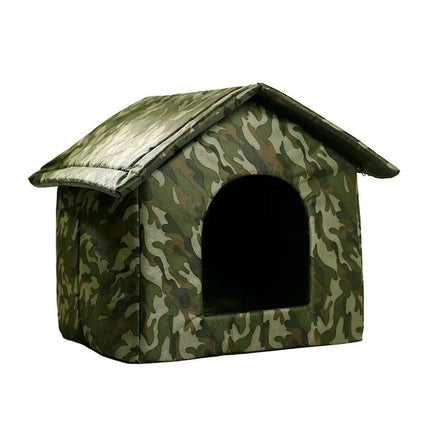 Waterproof Outdoor Cat Nest Stray Pet Hiding Nest Simple Dog House Shelter Bed