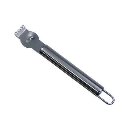 Lemon Zester Grater Knife Tool Stainless Steel with Channel Garnish Citrus Lime - Aimall