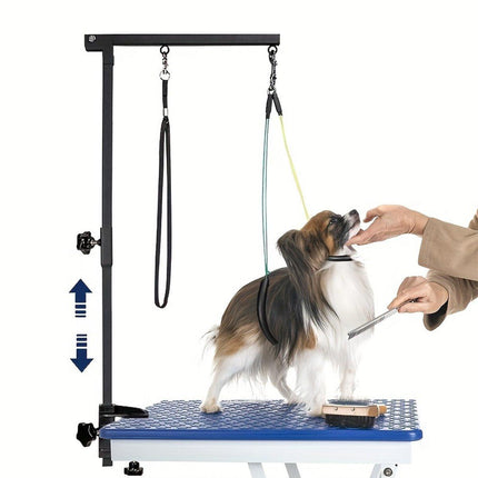 Adjustable Pet Grooming Arm with Clamp for Dog Cat Bath Table Bracket Clamp - Aimall