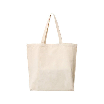 5PCS Canvas Tote Bag Cotton Blank DIY Shopping Shoulder Bags