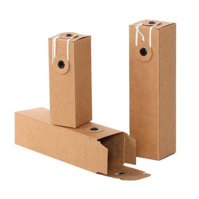 100PCS Kraft Paper Box Lipstick Perfume Essential Oil Cosmetics Packaging Boxes Aimall