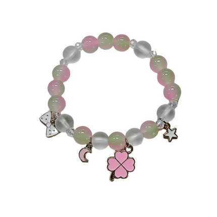 Cute Cartoon Style Beaded Bracelet Kawaii Fashion Student Friendship Jewelry AU - Aimall