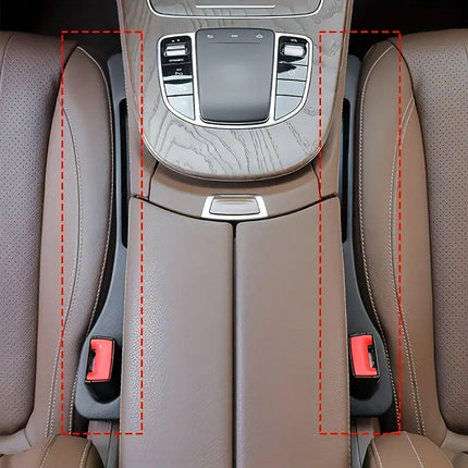 2PCS Vehicle Seat Gap Filler Leak-Proof Strip Organizer for Side Crevice Storage