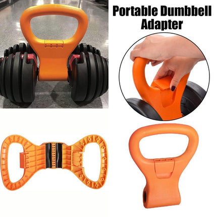 Comfortable Kettlebell Grip Adjustable Clamps Handle Dumbbells to Kettlebells