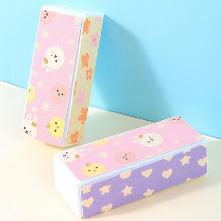 Cartoon Nail Polish File Manicure Tool Professional Nail Care Buffer Polishing