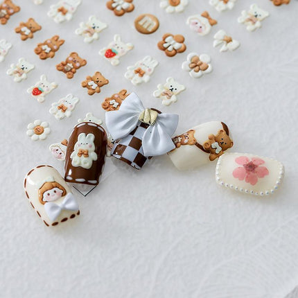 Chinese Style Nail Stickers Flower Decorations DIY Nail Stickers Nails Art - Aimall