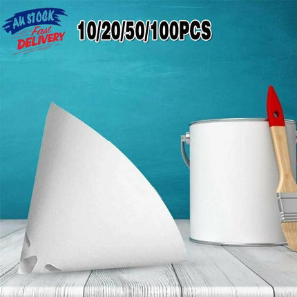 Up to 100PCS Micron Paint Paper Strainers Sieve Filter Nylon Mesh Net Funnel - Aimall