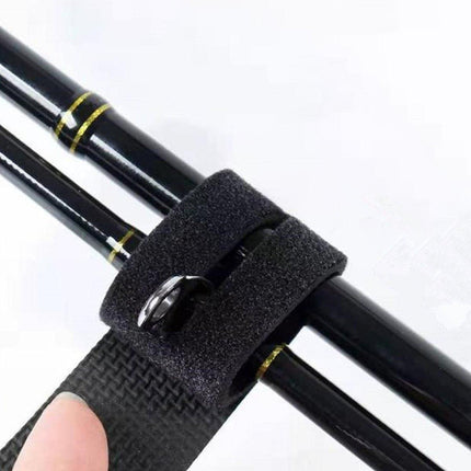 10-20X Fishing Rod Tie Strap Tackle Wrap Band Pole Holder Fastener Fishing Tool
