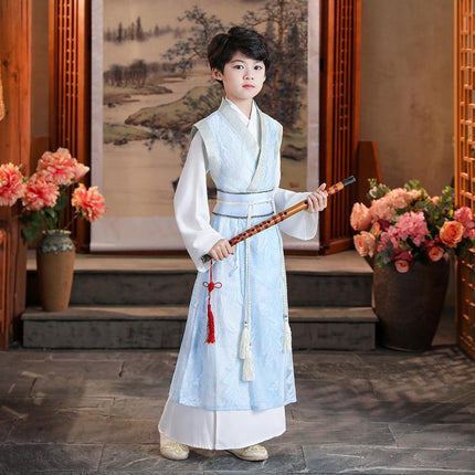 Boys Children's Ancient Costumes Summer Chinese Style Young Master's Clothes - Aimall