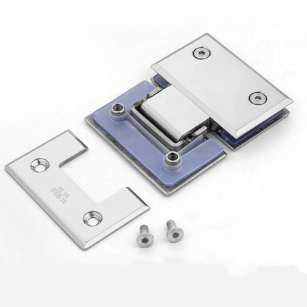 180° 304 Stainless Steel Shower Screen Hinges Frameless Glass Door Enclosures
