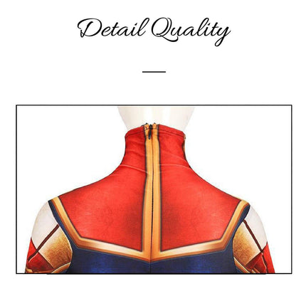 Halloween Cos Leotard Cosplay Cosplay Stage Performance Costume Jumpsuit Christmas Marvel Captain