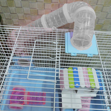 8X Hamster Cage Tunnel Squirrel Guinea Pig Hedgehog Small Animals Tube Toy - Aimall