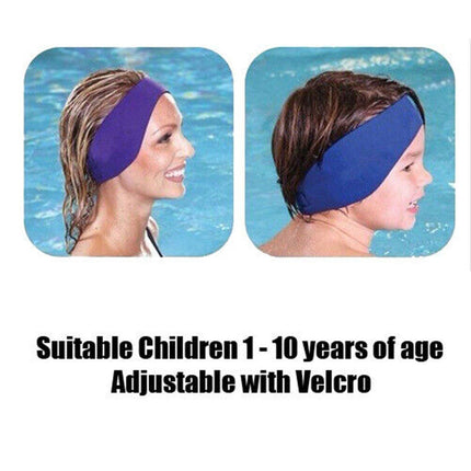 Adjustable Waterproof Swimming Headband for Ear Protection Unisex Diving Use