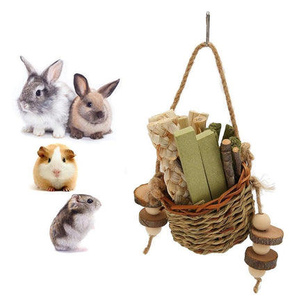 Pet Teething Stick Set Chew Toys for Hamster Dental Care Small Animal Supplies