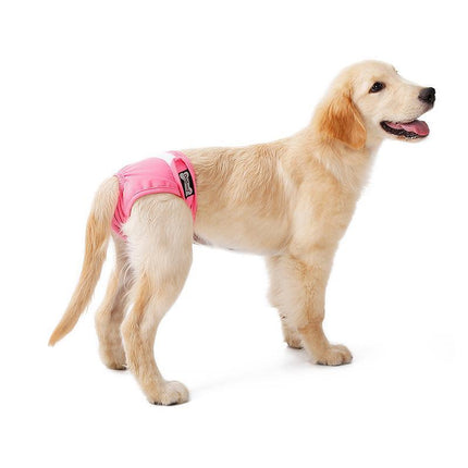 Female Dog Puppy Nappy Diapers Wrap Band Sanitary Pants Underpants XS-XL OZ Black - Aimall