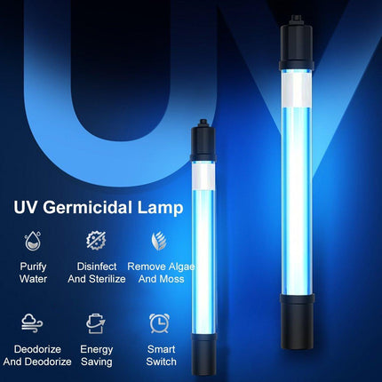Fish Tank Germicidal Lamp UV Ultraviolet Water Disinfection Light for Aquarium