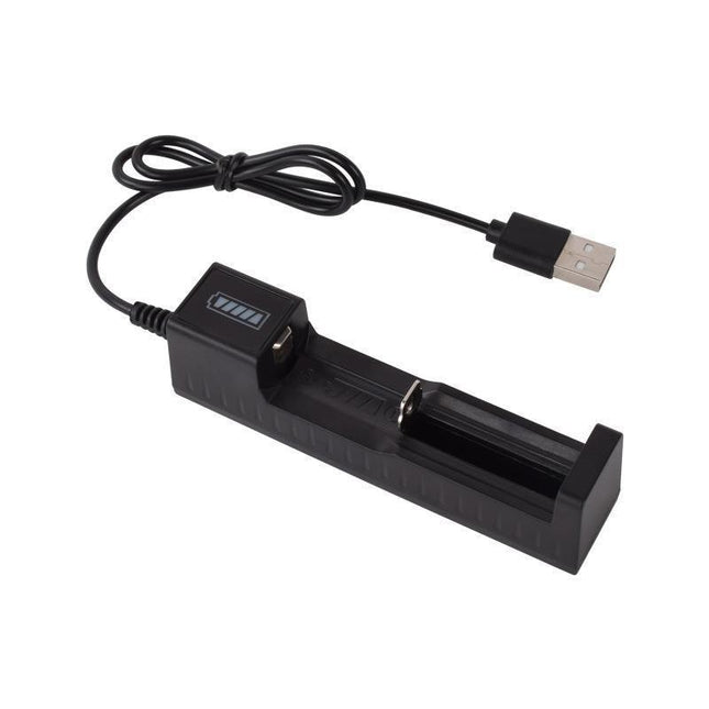 Compact 1-Slot USB Charger for Li-ion Rechargeable Batteries - Portable Power - Aimall