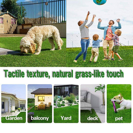 10SQM Artificial Grass Synthetic Turf Lawn 2x5m Fake Plant Plastic 30mm Height