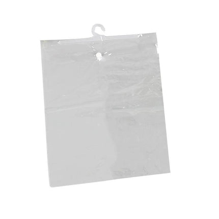 Hanging Storage Bag Large Hook Clear Bag Hanging 100PCS 17CM x 22CM - Aimall