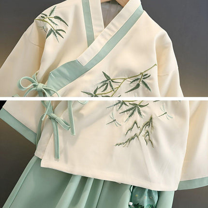 Green Hanfu Boy Chinese Style Traditional Clothing Outfit